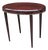 1930s Art Deco Oval Lamp Table For Sale