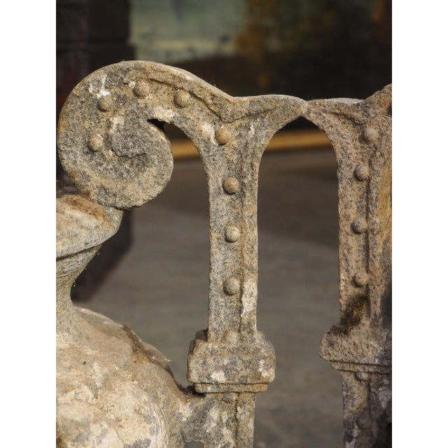 Pair of French Faux Limestone Jardiniere Theater Elements, 20th Century For Sale - Image 17 of 18