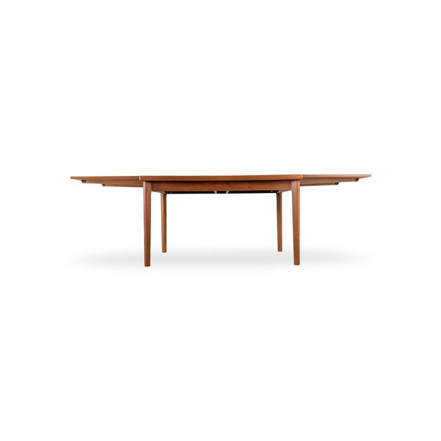Mid-Century Teak Extendable Dining Table by Grete Jalk for Glostrup For Sale - Image 4 of 9
