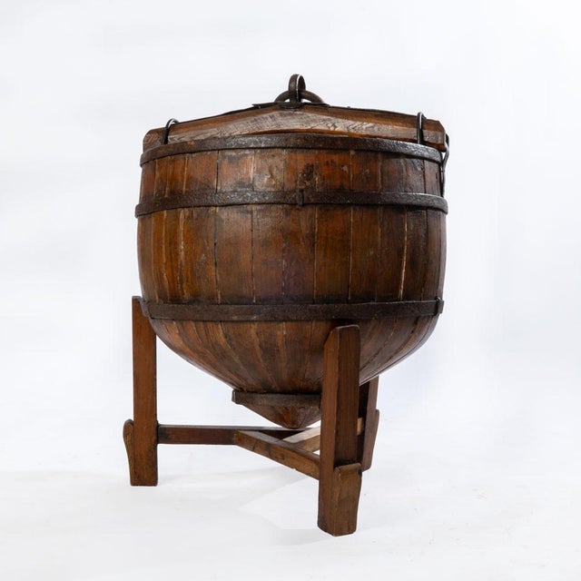 Chinese Bucket on Stand For Sale - Image 6 of 6