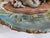 Turquoise French Sarreguemines Majolica "The Hunt of the Wolves" Barbotine Platter Turquoise Color Rare 19th Century For Sale - Image 8 of 17