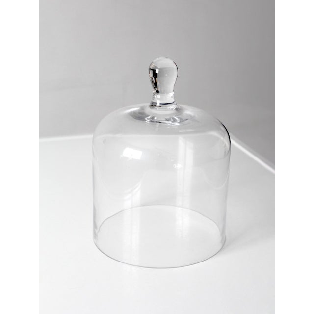 Mid 20th Century Vintage Glass Cloche For Sale - Image 5 of 9