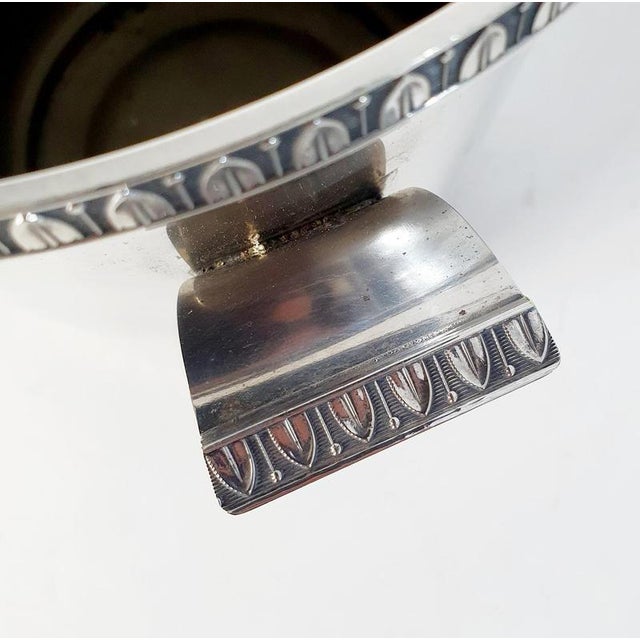Mid-Century Modern Silver Plated Wine Cooler, Italy, 1950s For Sale - Image 4 of 9