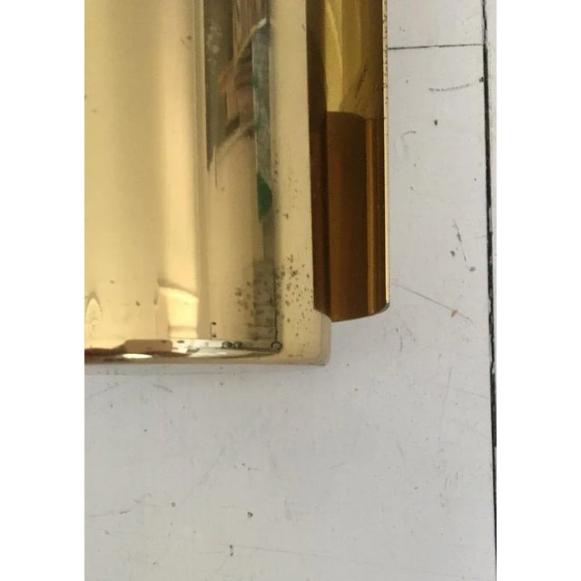 Metal Vintage Metal Sconce from Glashütte Limburg For Sale - Image 7 of 8