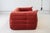 Textile Vintage Two-Seat Togo Sofa with Arms in Burgundy Velvet by Michel Ducaroy for Ligne Roset, 1970s For Sale - Image 7 of 18