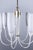 Mid-Century Modern Chandelier with 6 Opaline Glass Shades, 1950 For Sale - Image 4 of 10