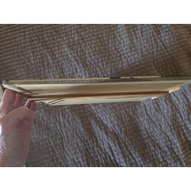 Ted Mundorff Vintage Floral Hawaiian Air Brush on Board Anthuriums 12 X 10 C1950 For Sale - Image 13 of 17