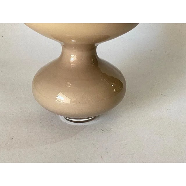Handmade Opaline Vase in Brown, Italy, 1970 For Sale - Image 6 of 8