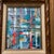 Original 8 x 10 painting on canvas board signed bottom right Overall size with carved wood frame with linen liner is...