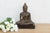 Black Antique Bronze Seated Buddha, Earth Witness Mudra For Sale - Image 8 of 8