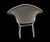Mid-Century Modern 1960's MCM Diamond Chair Attributed to Knoll Harry Bertoia For Sale - Image 3 of 11