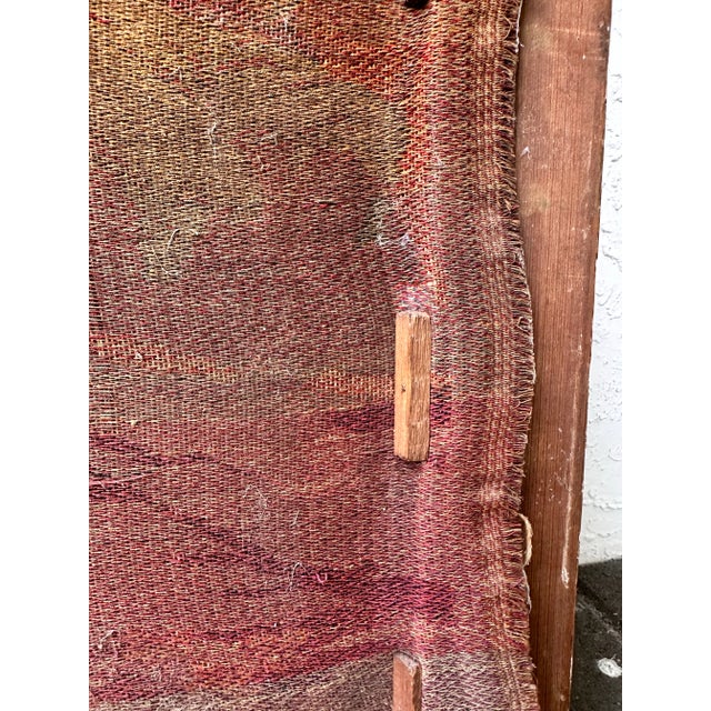 Sienna French Loire Valley 19th Century Tapestry in Giltwood Frame For Sale - Image 8 of 12