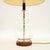 Vintage Italian Walnut and Glass Table Lamps, 1970, Set of 2 For Sale - Image 9 of 10