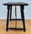 1920s Spanish Baroque Revival Oak Side Table with Barley Twist Legs and Iron Stretcher For Sale - Image 6 of 10