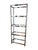 1960s Lucite and Stainless Steel 5 Shelf Etagere Attributed to Charles Hollis Jones For Sale