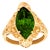 6 Ct Natural Marquise Cut Green Tourmaline Ring in 14 Karat Yellow Gold For Sale - Image 17 of 18