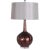 Copper Vintage 1990s Torched Copper Gourd Shaped Table Lamp For Sale - Image 8 of 8