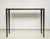 Modern Bespoke Parchment Top Mahogany Console Table For Sale - Image 3 of 10