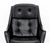 Metal Overman Black Vinyl Lounge Chair and Ottoman For Sale - Image 7 of 12