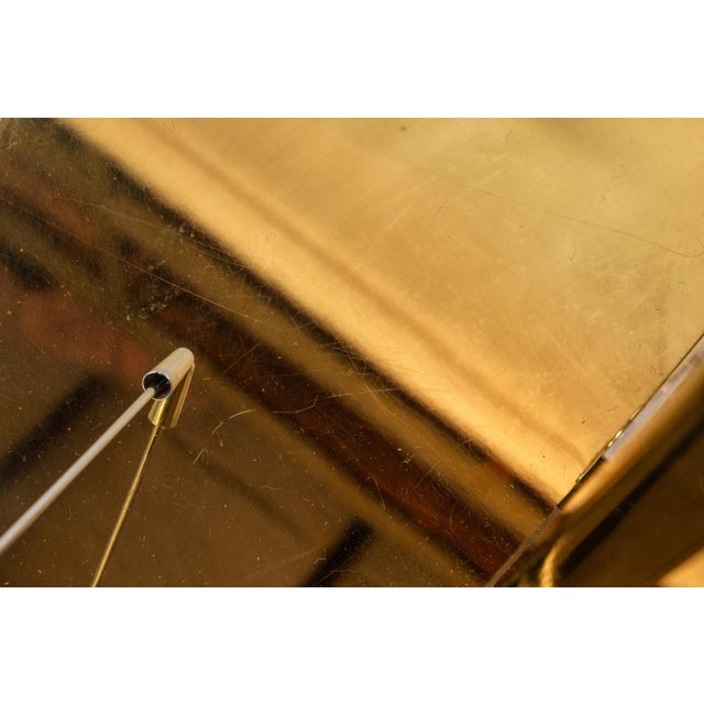 Brass Mid-Century Modern Hollywood Regency "Uplighter" Freestanding Floor Lamp in Brass & Lucite by Fredrick Ramond, Usa, C. 1986 For Sale - Image 8 of 12