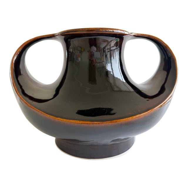 Large Vintage Art Nouveau Vase For Sale