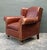 Vintage Baker Milling Road Nailhead Leather Club Chair and Ottoman For Sale - Image 11 of 12