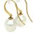 Contemporary Paspaley 18ct Yellow Gold Australian South Sea Pearl Shepherd Hook Earrings 5.4g, Pair For Sale - Image 3 of 11