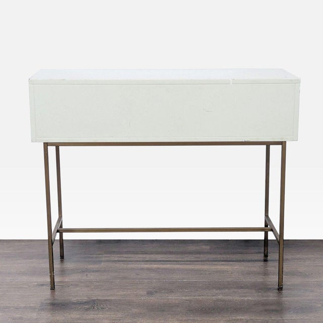 West Elm Sculpted Geo Console For Sale In San Francisco - Image 6 of 9