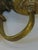 Traditional 1920s Wall Sconce Electric old Elegant Bronze Empire Style Embossed Pattern For Sale - Image 3 of 10