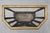 Art Deco Metal Umbrella Stand with Geometric Openwork and Brass Rim, Belgium, 1920s For Sale - Image 9 of 17