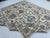 2000 - 2009 Oushak Handmade Wool Rug With Ivory and Blue Floral Pattern For Sale - Image 5 of 5