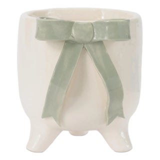 Decorative Bow Scultped Container (Set of 4) For Sale