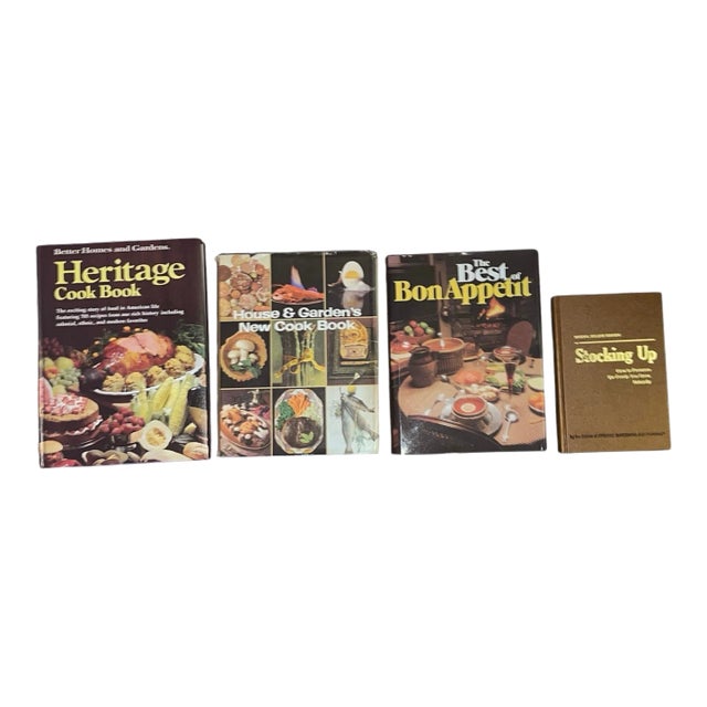 Vintage Collectors Heritage House & Gardens Bon Appetit Cook Books- Set of 4 For Sale