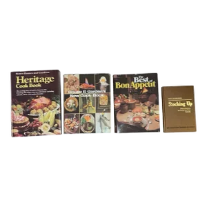 Vintage Collectors Heritage House & Gardens Bon Appetit Cook Books- Set of 4