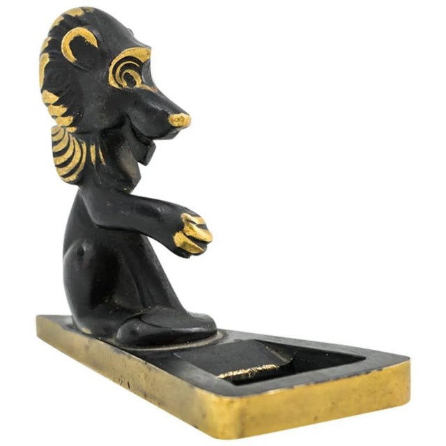 Lion Bottle Opener by Richard Rohac, Vienna, 1950s For Sale - Image 9 of 9