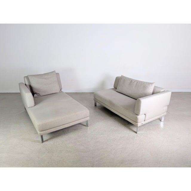 Sento Sofa in Grey Fabric from Rolf Benz For Sale - Image 6 of 14