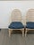Mid-Century Modern Elinor McGuire for McGuire Furniture Crackled Ice Dining Chairs, Pair For Sale - Image 3 of 12