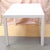 1980s Vintage 1980s White Parsons Table Dining Table For Sale - Image 5 of 5