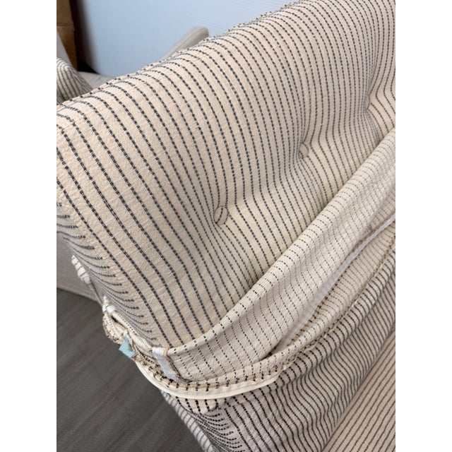 Verellen Millie Swivel Chairs + Slipcover Sets, Pair For Sale - Image 9 of 12