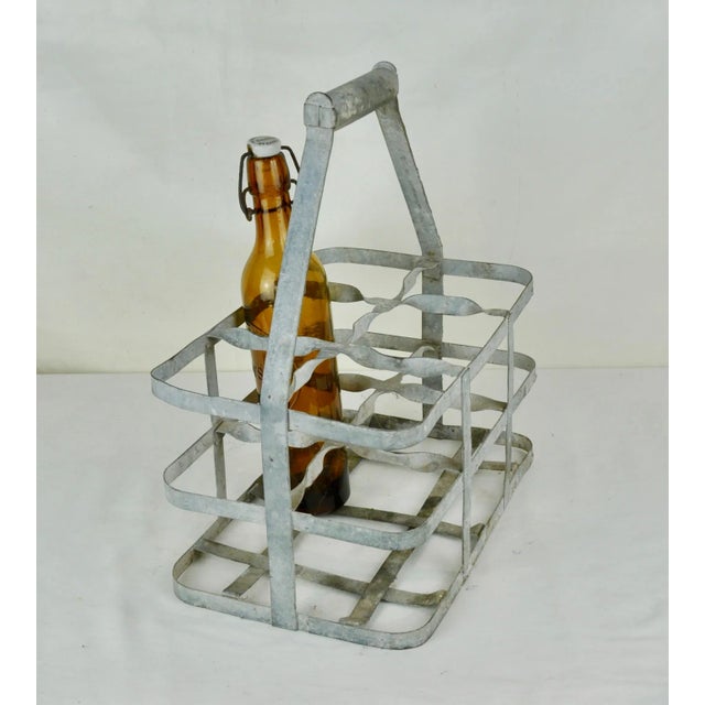 Metal Metal Bottle Rack, 1960s For Sale - Image 7 of 8