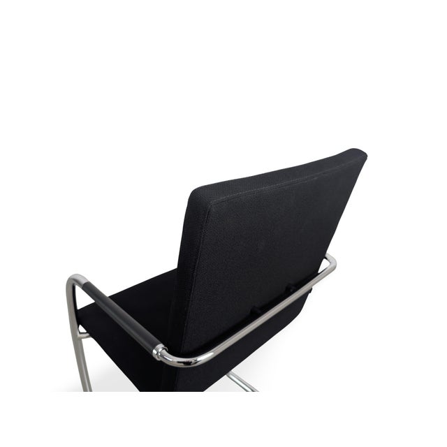 Black S60 Series S 61V Conference Cantilever Chairs from Thonet, Set of 6 For Sale - Image 8 of 12
