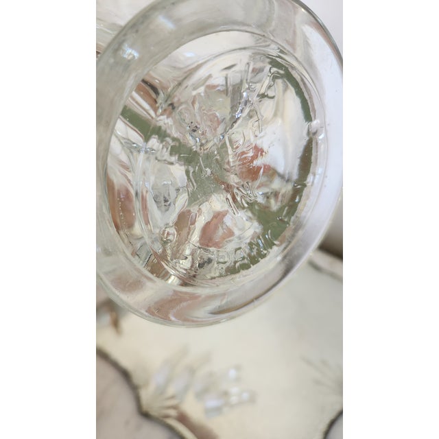 Vintage French Four-Section Glass Bar Decanter With Spouts For Sale - Image 16 of 18