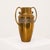 Refined pair of French Art Nouveau vases in hammered brass, dating back to approximately 1920-1930. The shape is elegant...