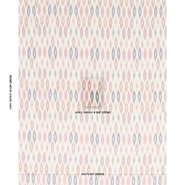 A true warp-printed ikat woven in India, this small-scale pattern offers the perfect splash of color. Subtle variations...