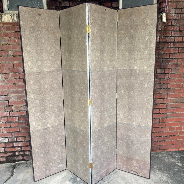 Mid 20th Century Continental Trompe L’Oeil Louis XVI Screen / Room Divider For Sale - Image 11 of 12