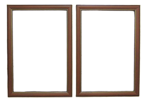 Pair of Wood Picture Frames Fits 28" X 22" Rabbet Opening