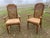 Drexel Heritage Vintage Mid Century Modern Walnut/Cane High Back Dining Armchairs Set of Two Needs New Upholstery For Sale - Image 4 of 12