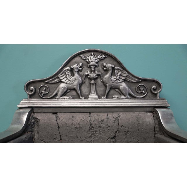 19th Century English Polished Steel Fire Basket from Thomas Elsley, 1890 For Sale - Image 4 of 6