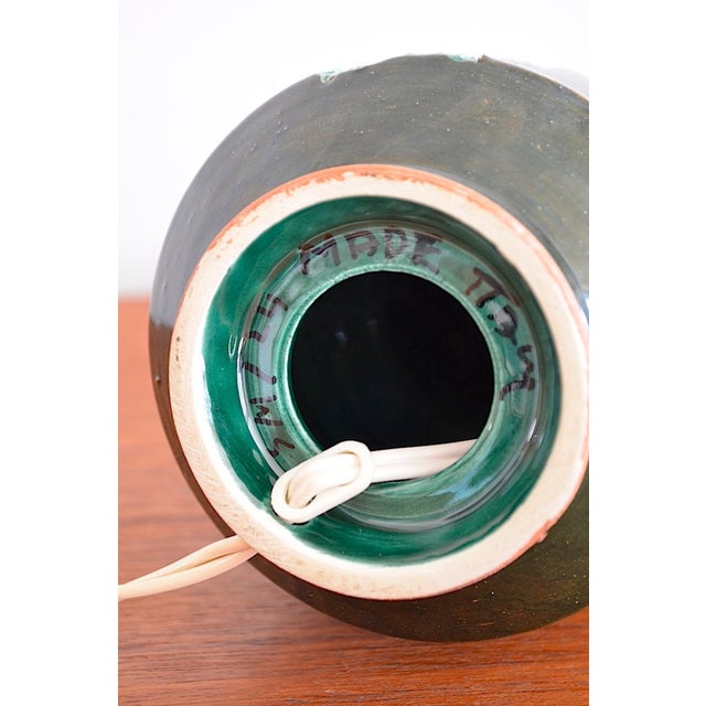 Blue Table Lamp by Aldo Londi for Bitossi, 1960s For Sale - Image 8 of 14