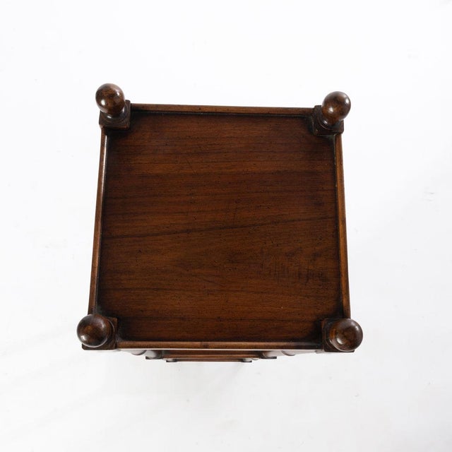 Traditional Vintage Brandt Cherry Faux Bamboo 3 Tier Etargere For Sale - Image 3 of 12